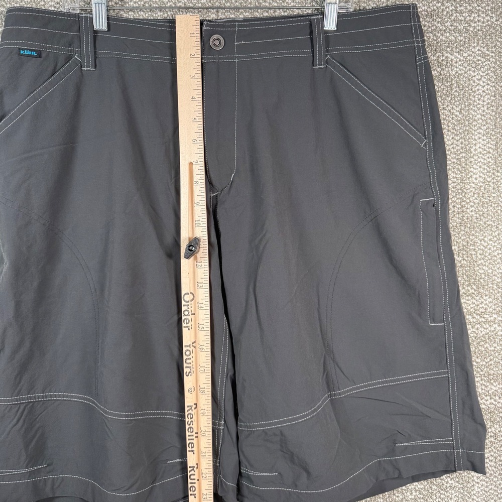 Kuhl Shorts Mens Renegade 40 Gray Cargo Hiking Technical Outdoor Stretchy - Picture 7 of 7